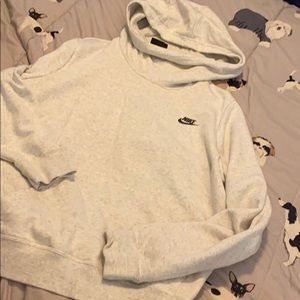 Nike women’s heathered gray hoodie xl